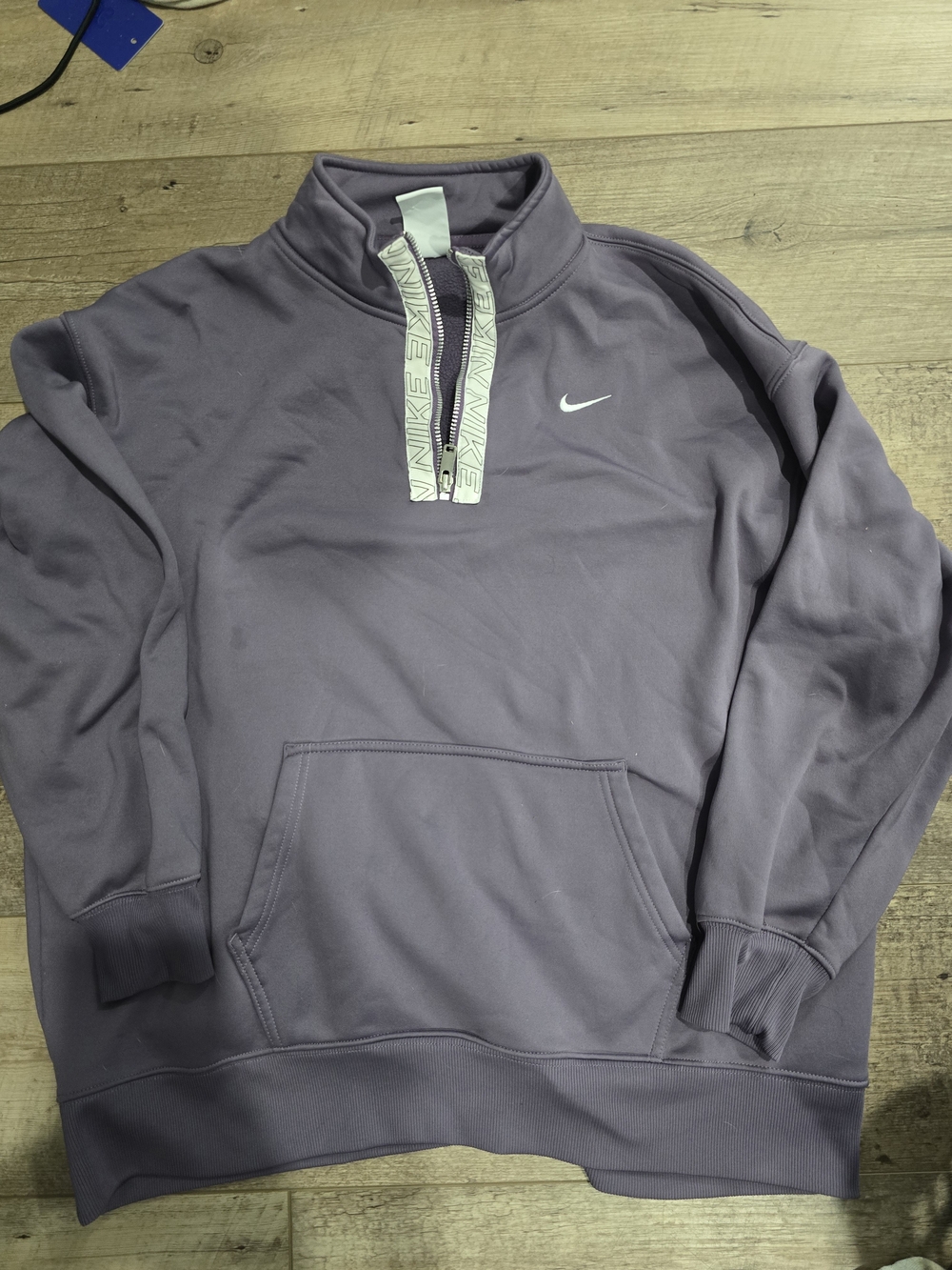 Nike Men's Lavender Quarter-Zip Performance Pullover